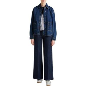 United Colors of Benetton Giubbino 296xdn07r Damesjas, Blauw, M