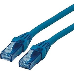 ROLINE Cat 6A Component Level LAN-kabel | UTP Ethernet netwerkkabel met RJ45-stekker | Blauw 5 m