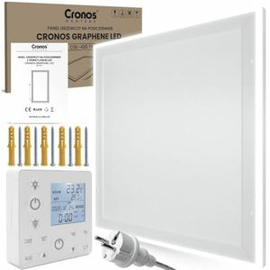 Cronos Graphene LED infrarood radiator CGL-420TP 420W wit LED met thermostaat