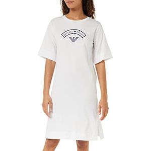 Emporio Armani Night Gown nachthemd voor dames, Wit