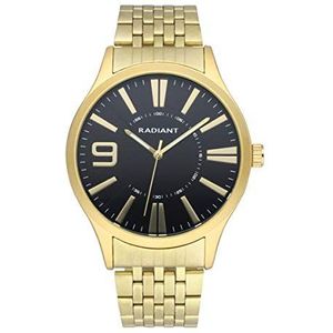 RADIANT Herenhorloge Master 44 mm gouden wijzerplaat IPGOLD BRAZREF RA565202, Goud, armband