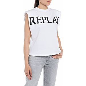 Replay Dames T-Shirt W3568 g, 001, wit