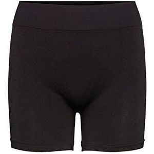 Vero Moda Vmjackie Seamless GA Noos Mini Shorts voor dames, zwart.