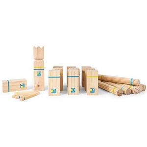 BS Toys Kubb Werpspel - Populair Zweeds Houten Spel voor de Hele Familie (Leeftijd 8+)