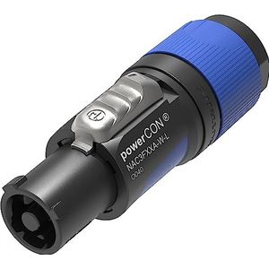 Neutrik Powercon NAC3FXX stekker | NAC3FXXA-W-L Powercon | Blauw 10-16 mm