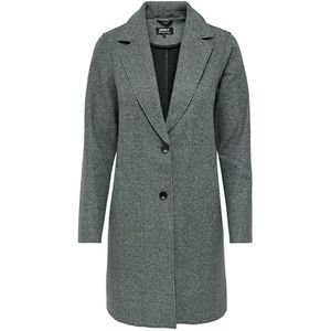 ONLY Onlcarrie Bonded Coat OTW Noos Manteau Femme, Baume vert/détail : mélangé, XS