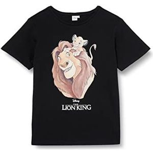 Disney T-shirt voor meisjes, zwart.