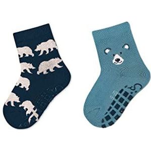 Sterntaler ABS-sokken, dubbelpak beersokken, marineblauw, Eén maat, Marinier