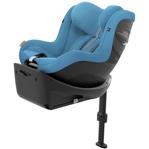 CYBEX Gold Autostoel SIRONA Gi i-Size Plus zonder basis, van ca. 3 maanden tot 4 jaar, max. 19 kg, 61-105 cm (vanaf de geboorte/40 cm met verloop), strandblauw (blauw)