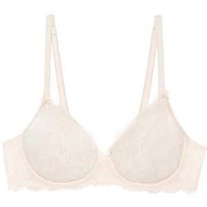 Savage X Fenty Onlined kanten bloemenbeha voor dames, Roze Roze Kwarts