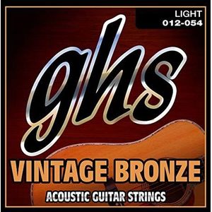 GHS Vintage bronzen snaren voor akoestische gitaar – VN-L – Light – 012/054