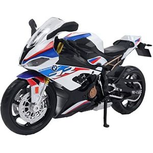 TURBO CHALLENGE - Moto BMW S1000RR – Die Cast – 029921-1/12 – voertuig met vrije wielen – wit – metaal – vanaf 3 jaar