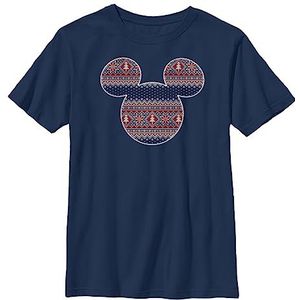 Disney Mickey Mouse Christmas Sweater Fill Boys T-shirt