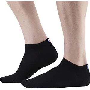 MONNET Onzichtbare biologische katoenen sokken, uniseks, zwart.