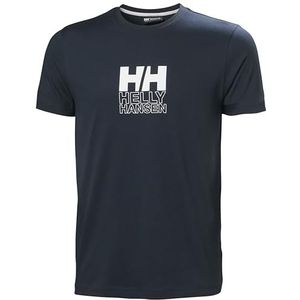 Helly Hansen Core Graphic T Herenhemd, 595 marineblauw