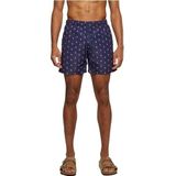 Urban Classics Pattern Swimshort - Flamingo - Zwembroek