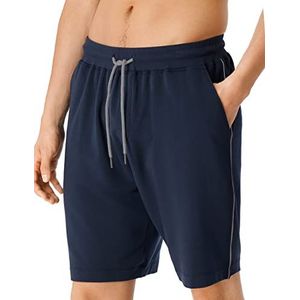 Schiesser Mix & Relax lange boxershorts voor heren, Donkerblauw