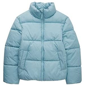 TOM TAILOR Winterjas voor meisjes, gewatteerde jas, 30271 - Bright Reef Blue