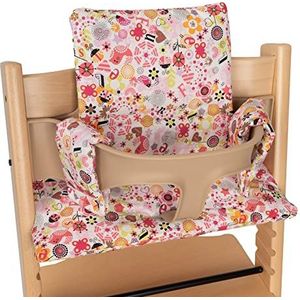 Stokke Kussensloop voor kinderstoel, compatibel met Stokke, Stokke Tripp Trapp, Trip Trap Stokke, Stokke schaalbare kinderstoel en Stokke Kinderstoel (Love Pink)