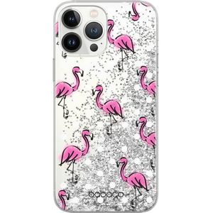 ERT GROUP Babaco beschermhoes voor Apple iPhone 7/8/SE 2/SE 3, officieel gelicentieerd product, motief flamingo 003, met glittereffect