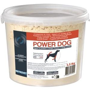 NUTRIVET - Aanvullend voer voor honden – Power Dog – pot 1,5 kg