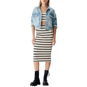 LTB Jeans Celia Elvina Wash 54977 Jeansjas voor dames, oversized, Elvina Wash 54977, Elvina Wash 54977