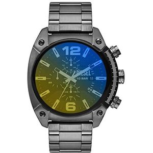 Diesel Overflow chronograaf voor heren, horloge van roestvrij staal, kleur brons, DZ4616, grijs, DZ4616, grijs., DZ4616