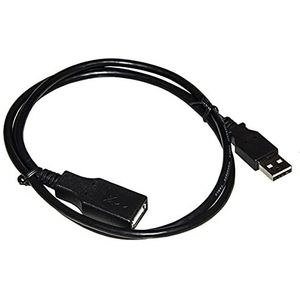 LINK LKCUSB1 USB 2.0 kabel (stekker naar bus, geïsoleerd, 1 m)