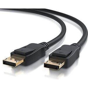 CSL DisplayPort Kabel 8K 3m - DisplayPort naar DisplayPort - DP 1.4-7680x4320 60Hz - 3840x2160 120Hz - 1920x1200 240Hz - Bandbreedte tot 32,4Gbit s - HBR3, DSC 1.2 HDD R 10