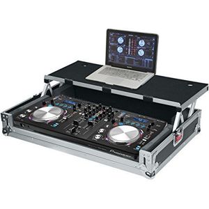 Gator Cases G-Tour Series DJ Controller Road Case met Slide Laptop Platform, zwart., Voor grote controllers