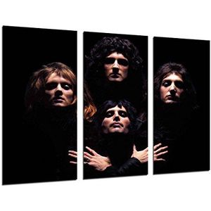 Foto's Camera Poster Foto Queen, Freddie Mercury, Brian May, Musica Rock, Bohemian Rhapsody Totale grootte: 97 x 62 cm XXL, meerkleurig