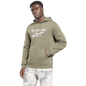 Reebok Moderne camouflage hoodie voor heren, jachtgroen, XS, jachtgroen