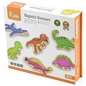 Viga Toys - 50289 - Magnetische dinosaurussen - 20 stuks.