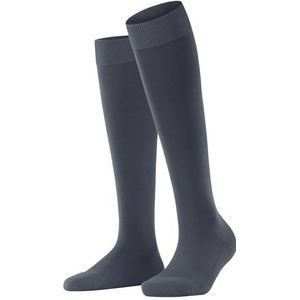 FALKE ClimaWool W KH Lyocell Paire de chaussettes longues en laine vierge pour femme Gris acier 3250 Taille 41-42, Gris (Steel Grey 3250), 41-42 EU