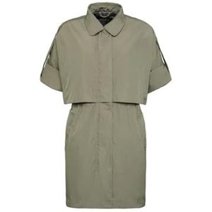 Geox W Pisa K Outdoor Vest voor dames, groen (Deep Olive/Cobb.Beige F3205)