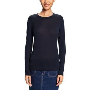 ESPRIT 103eo1k305 T-shirt voor dames, Navy Blauw