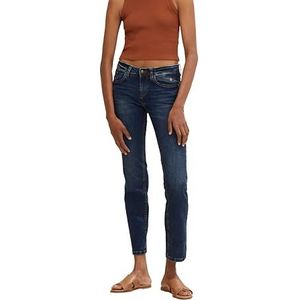 TOM TAILOR Dames Alexa Straight Jeans Alexa Straight Straight, mid stone wash denim, 33W / 32L