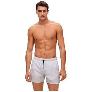 BOSS Iconische zwemshorts voor heren, wit 100