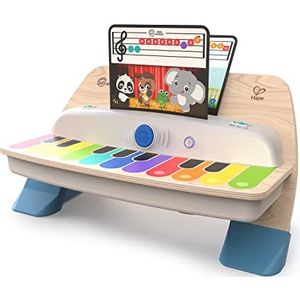 Baby Einstein, Hape, Together in Tune Magic Touch piano, muziekinstrument, 4 speelmodi en 10 melodieën, volume instelbaar, houten speelgoed voor kinderen vanaf 12 maanden 12422