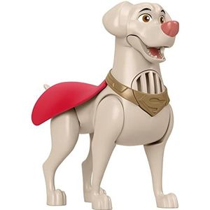 DC Comics Krypto Super Dog actiefiguur Krypto Hond Blaffer (15 cm), geluidsspeelgoed, met meer dan 10 blaffen en geluiden, speelgoed voor kinderen, vanaf 3 jaar, HJF30