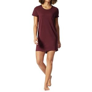Schiesser Sleepshirt 1/2 Arm, 85cm Chemise de Nuit, Rouge Bordeaux, 36 Femme