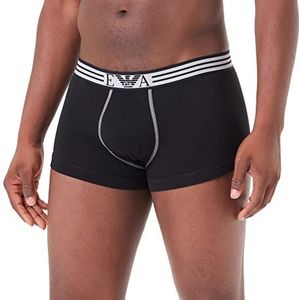 Emporio Armani Bold Monogram bikinibroek, elastisch, voor heren, zwart, M, zwart.