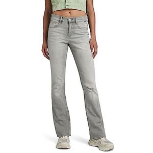 G-STAR RAW Noxer bootcut dames jeans, Grijs (Sun Faded Ripped Skyrocket D21437-d324-d901)