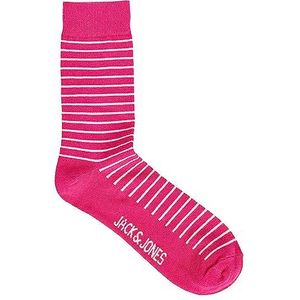 JACK & JONES Jackay Stripe Sock Noos Herensokken, Roze
