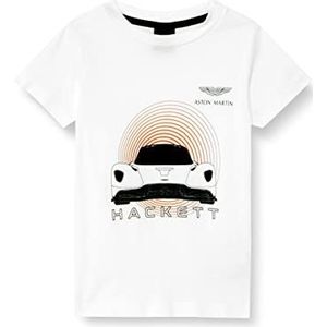 Hackett London Amr Car Sun Tee T-shirt kinderen wit 3 jaar, Wit.