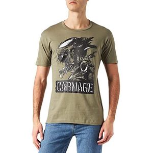 Marvel T-shirt mannen kaki, L, Khaki (stad)