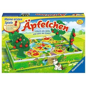 Ravensburger 22236 – mouwen – verzamelspel voor kinderen, mouwen pflücken voor 2-4 spelers vanaf 4-7 jaar: knijpt de mouwen en vult de emmer!