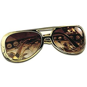 Aptafêtes - AC1155 - Elvis gouden bril uv400