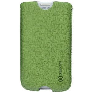 Celly Crisxxl03 leren hoesje voor Samsung Galaxy S III i9300 groen