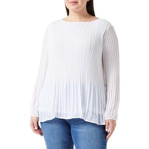 Samoon 960986-29142 tuniekblouse voor dames (1 stuk), Wit